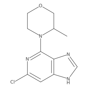 (R)-4-(6-Chloro-1H-imidazo[4,5-c]pyridin-4-yl)-3-methylmorpholine Structure