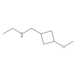 Ethyl[(3-methoxycyclobutyl)methyl]amine结构式
