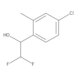 1-(4-Chloro-2-methylphenyl)-2,2-difluoroethan-1-ol Structure
