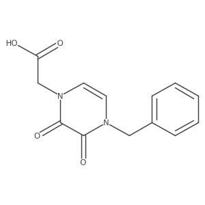 2-(4-Benzyl-2,3-dioxo-3,4-dihydropyrazin-1(2H)-yl)acetic acid结构式