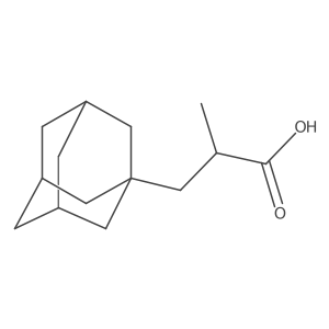 3-(Adamantan-1-yl)-2-methylpropanoic acid结构式
