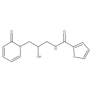 N-(2-hydroxy-3-(2-oxopyridin-1(2H)-yl)propyl)furan-2-carboxamide Structure