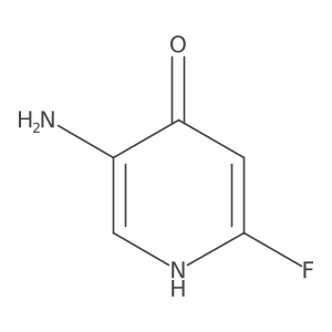 5-Amino-2-fluoropyridin-4-ol结构式