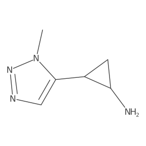 2-(1-methyl-1H-1,2,3-triazol-5-yl)cyclopropan-1-amine结构式
