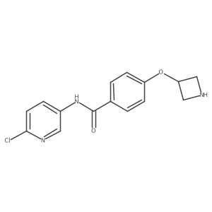 4-(3-Azetidinyloxy)-N-(6-chloro-3-pyridinyl)benzamide Structure