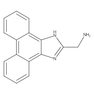 1-{1H-phenanthro[9,10-d]imidazol-2-yl}methanamine Structure