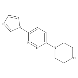 3-(1H-imidazol-1-yl)-6-(piperazin-1-yl)pyridazine Structure