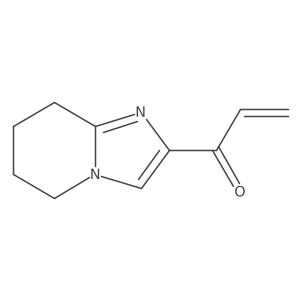 1-(5,6,7,8-Tetrahydroimidazo[1,2-a]pyridin-2-yl)prop-2-en-1-one结构式