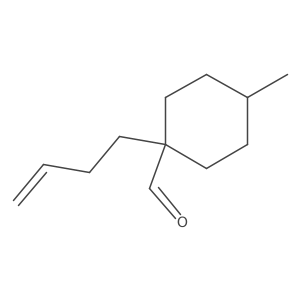 1-(But-3-en-1-yl)-4-methylcyclohexane-1-carbaldehyde结构式