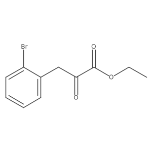 Ethyl (2-bromophenyl)pyruvate结构式