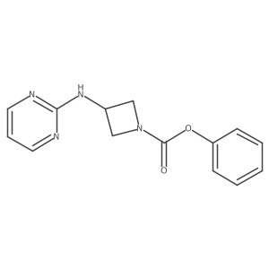 Phenyl 3-(pyrimidin-2-ylamino)azetidine-1-carboxylate Structure
