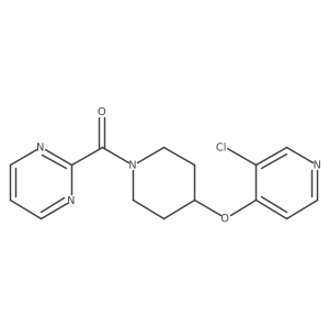(4-((3-Chloropyridin-4-yl)oxy)piperidin-1-yl)(pyrimidin-2-yl)methanone Structure