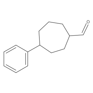 4-Phenylcycloheptane-1-carbaldehyde Structure