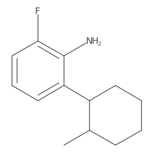 2-Fluoro-6-(2-methylcyclohexyl)aniline Structure