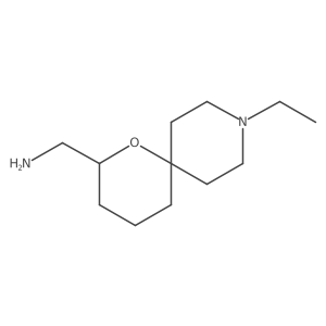 {9-Ethyl-1-oxa-9-azaspiro[5.5]undecan-2-yl}methanamine Structure