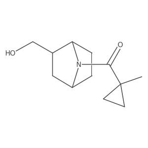 [7-(1-Methylcyclopropanecarbonyl)-7-azabicyclo[2.2.1]heptan-2-yl]methanol结构式