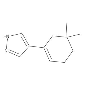 4-(5,5-dimethylcyclohex-1-en-1-yl)-1H-pyrazole Structure