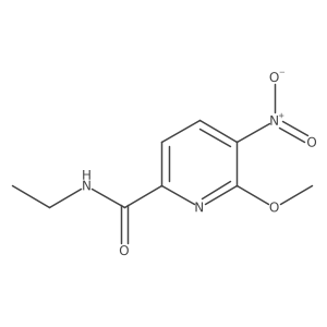 N-ethyl-6-methoxy-5-nitropyridine-2-carboxamide Structure