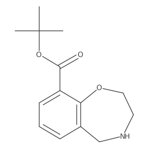 Tert-butyl 2,3,4,5-tetrahydro-1,4-benzoxazepine-9-carboxylate Structure