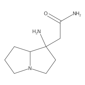 2-(1-amino-hexahydro-1H-pyrrolizin-1-yl)acetamide Structure