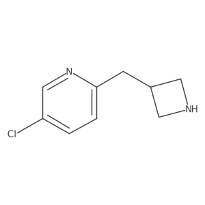 2-(Azetidin-3-ylmethyl)-5-chloropyridine结构式