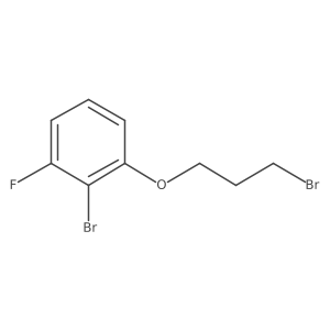 2-Bromo-1-(3-bromopropoxy)-3-fluorobenzene Structure