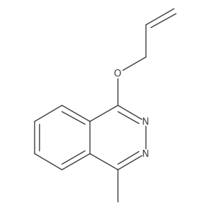 1-Methyl-4-(prop-2-en-1-yloxy)phthalazine结构式