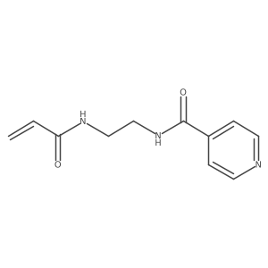 N-(2-acrylamidoethyl)isonicotinamide Structure