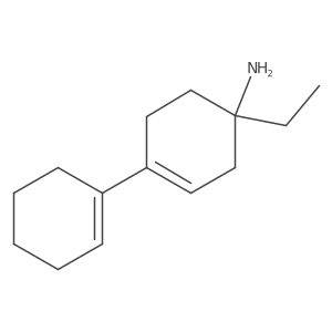 4-(Cyclohex-1-en-1-yl)-1-ethylcyclohex-3-en-1-amine Structure