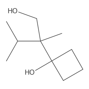 1-(1-Hydroxy-2,3-dimethylbutan-2-yl)cyclobutan-1-ol Structure