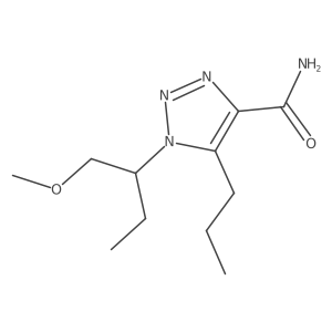 1-(1-methoxybutan-2-yl)-5-propyl-1H-1,2,3-triazole-4-carboxamide结构式