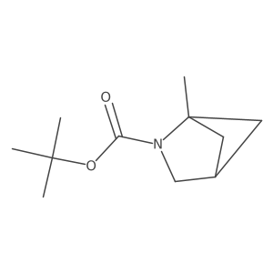 Tert-butyl 1-methyl-2-azabicyclo[2.1.1]hexane-2-carboxylate结构式