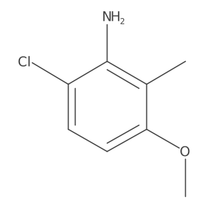 6-Chloro-3-methoxy-2-methylbenzenamine结构式