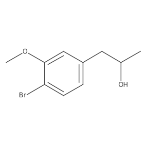 (2R)-1-(4-bromo-3-methoxyphenyl)propan-2-ol结构式