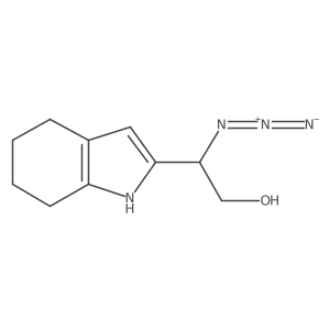 2-azido-2-(4,5,6,7-tetrahydro-1H-indol-2-yl)ethan-1-ol Structure