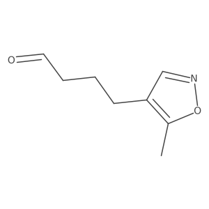 4-(5-Methyl-1,2-oxazol-4-yl)butanal Structure