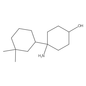 4-Amino-4-(3,3-dimethylcyclohexyl)cyclohexan-1-ol Structure