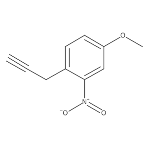 4-Methoxy-2-nitro-1-(prop-2-yn-1-yl)benzene Structure
