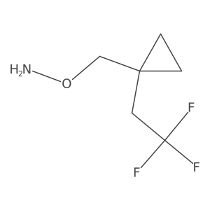 O-{[1-(2,2,2-trifluoroethyl)cyclopropyl]methyl}hydroxylamine Structure