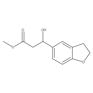 methyl 3-(2,3-dihydrobenzofuran-5-yl)-3-hydroxy-propanoate结构式