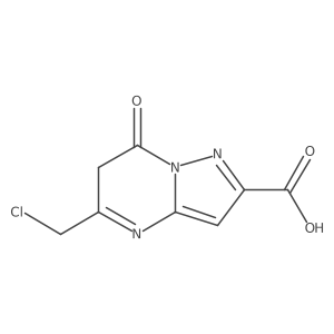 5-(Chloromethyl)-7-oxo-6,7-dihydropyrazolo[1,5-a]pyrimidine-2-carboxylic acid Structure