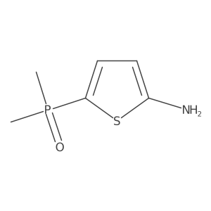 (5-Aminothiophen-2-yl)dimethylphosphine oxide Structure