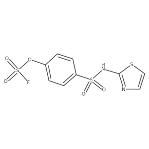 2-[(4-Fluorosulfonyloxyphenyl)sulfonylamino]-1,3-thiazole Structure