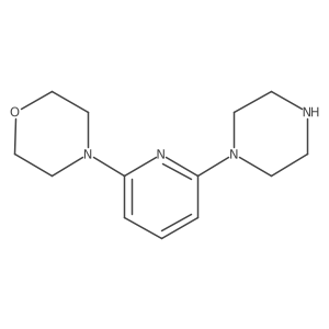 4-[6-(Piperazin-1-yl)pyridin-2-yl]morpholine Structure