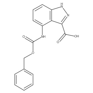 4-{[(benzyloxy)carbonyl]amino}-1H-indazole-3-carboxylic acid Structure