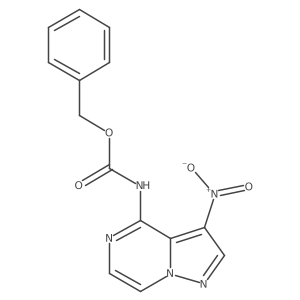 benzyl N-{3-nitropyrazolo[1,5-a]pyrazin-4-yl}carbamate Structure