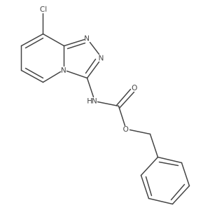 benzyl N-{8-chloro-[1,2,4]triazolo[4,3-a]pyridin-3-yl}carbamate Structure