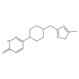 6-{4-[(5-Methyl-1,2,4-oxadiazol-3-yl)methyl]piperazin-1-yl}pyridazin-3-ol Structure
