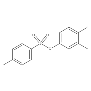4-Fluoro-3-methylphenyl 4-methylbenzene-1-sulfonate Structure