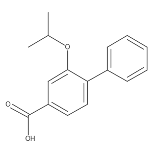 2-Isopropoxy-[1,1'-biphenyl]-4-carboxylic acid结构式
